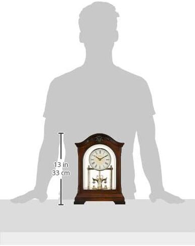 Bulova B1845 Durant Chiming Clock, Walnut in Saudi Arabia