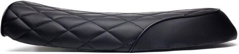 Universal Motorcycle Retro Diamond Flat Brat Style Cafe Racer Seat for CB CL Retro Yamaha SR XJ Suzuki GS (Black) in Saudi Arabia
