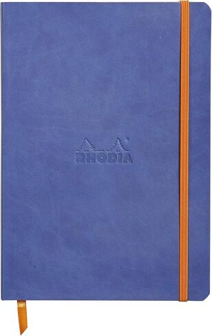 Rhodia Rhodiarama SoftCover Notebook - 72 Dots Sheets - 4 x 5 1/2 - Anise Cover (117356C) in Kuwait