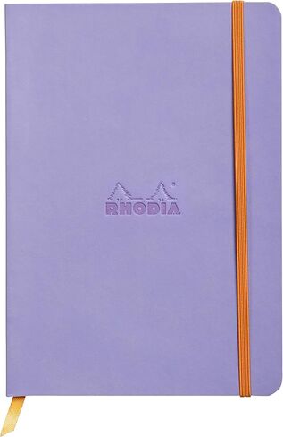 Rhodia Rhodiarama SoftCover Notebook - 72 Dots Sheets - 4 x 5 1/2 - Anise Cover (117356C) in Kuwait