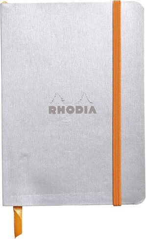 Rhodia Rhodiarama SoftCover Notebook - 72 Dots Sheets - 4 x 5 1/2 - Anise Cover (117356C) in Kuwait