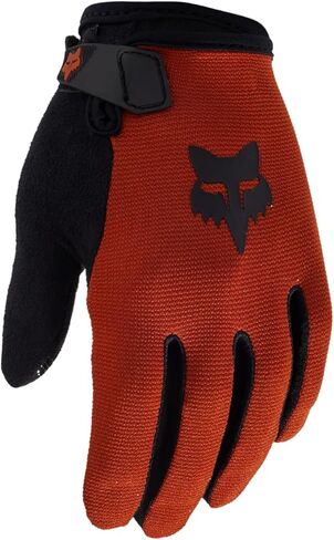 قفازات FOX RACING Youth Ranger Mountain Bike، برتقالي محروق، مقاس متوسط ​​للشباب in Kuwait