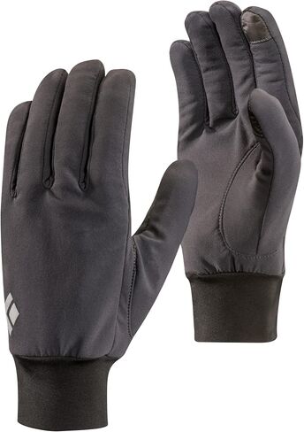 BLACK DIAMOND Equipment Lightweight Softshell Gloves - Smoke - Extra Large in Saudi Arabia