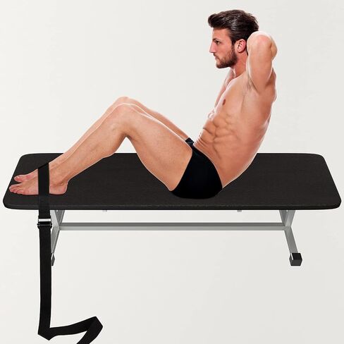 Nordic Strap Nordic Hamstring Curl Strap Bench Hamstring Strap Fitness Curl Belt Gym Leg Strap Exercise Assisted Strap Belt Leg Muscles Exercising for Home Gym Women Men, Black in Saudi Arabia