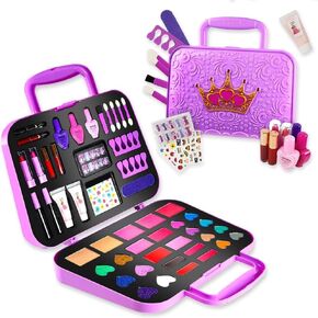 Toysical Makeup Kit for Girls, Pretend Makeup Set for Kids, Real Makeup Tots for Girls, Non Toxic, Princess Toys for Girls, Birthday Gift for 3+ Year Old Children