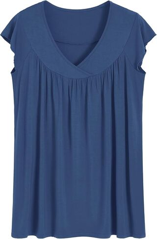 Latuza Women's Bermuda Pajama Shorts Set Soft Viscose Pj Set in Kuwait