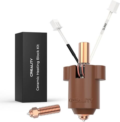 Creality Official Ender 3 V3 SE Hotend Kit، سرعة عالية 250 ملم/ثانية و260 درجة مئوية مقاومة لدرجات الحرارة العالية مع جورب سيليكون، فضي in Kuwait