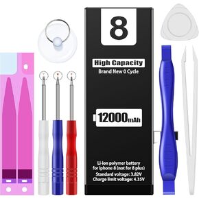 EMNT Battery for iPhone XR (2024 New Version),(Model: A1984 A2015 A2016 A2018) Replacement Battery with High Capacity for iPhone XR with Full Remove Repair Tool Kit.