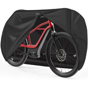 Bike Cover for Transport 1 Bike - Outdoor Bike Covers for 1 Bike on Rear Bike Rack Transport Waterproof Heavy Duty, 600D Bicycle Rack Covers for Single Bike on Car Hitch Travel Storage