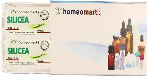 Silicea Homeopathy Pellets (Pills) in 1M Potency, Pack of 3 in Saudi Arabia
