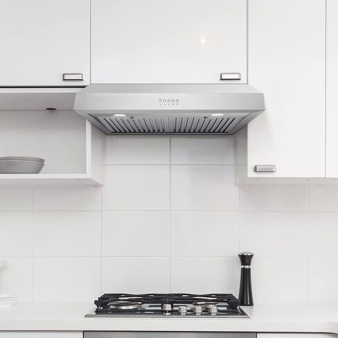 COSMO UC30 30 in. Ducted Under Cabinet Range Hood, Kitchen Over Stove Vent, 3-Speed Fan, Permanent Filters, LED Lights in Stainless Steel, 30 inch in Saudi Arabia