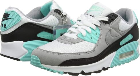 Nike Men's AIR MAX 90 Running Shoe, Black Black Black White, 6 UK in Kuwait