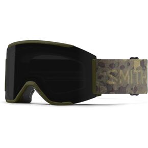 SMITH Squad MAG Goggles with ChromaPop Lens – Performance Snowsports Goggles with Easy Lens Change Technology for Skiing & Snowboarding – for Men & Women – White Vapor + Sun Black Lens
