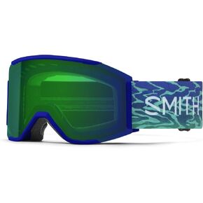 نظارات SMITH Squad MAG مع عدسة ChromaPop - نظارات أداء للرياضات الثلجية مع تقنية تغيير العدسة السهلة للتزلج والتزلج على الجليد - للرجال والنساء - بخار أبيض + عدسة سوداء للشمس in Kuwait