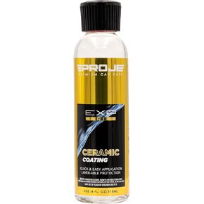 Proje Ceramic Coating - 12+ Month Durability - Easy to Apply - High Gloss - Anti Scratch - Safe on All Surfaces - Hydrophobic SiO2 Top Coat For Cars, Trucks, RVs, and More - 8 fl oz