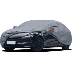 MORNYRAY 10 Layers Sedan Car Cover Waterproof All Weather for Automobiles,100% Waterproof Outdoor Car Covers Rain Snow UV Dust Protection. Custom Fit for BMW 3 Series Audi A4 A5 Mercedes C Class, etc