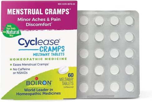 Boiron Cyclease Cramps for Relief from Menstrual Cramps, Aches, Pain, and Discomfort - 120 Count (2 Pack of 60) in Saudi Arabia