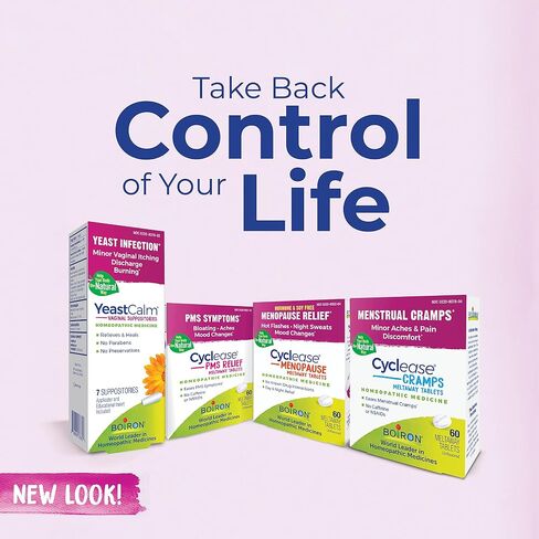 Boiron Cyclease Cramps for Relief from Menstrual Cramps, Aches, Pain, and Discomfort - 120 Count (2 Pack of 60) in Saudi Arabia