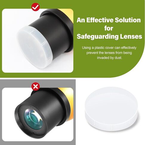 Astromania Dust Caps Set for 1.25" Telescope Eyepieces or Other Accessories - 5 dust caps and 5 dust Plugs in Kuwait