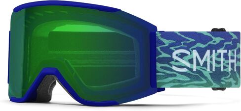 نظارات SMITH Squad MAG مع عدسة ChromaPop - نظارات أداء للرياضات الثلجية مع تقنية تغيير العدسة السهلة للتزلج والتزلج على الجليد - للرجال والنساء - بخار أبيض + عدسة سوداء للشمس in Saudi Arabia