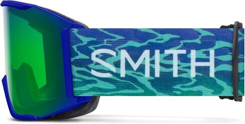 نظارات SMITH Squad MAG مع عدسة ChromaPop - نظارات أداء للرياضات الثلجية مع تقنية تغيير العدسة السهلة للتزلج والتزلج على الجليد - للرجال والنساء - بخار أبيض + عدسة سوداء للشمس in Saudi Arabia