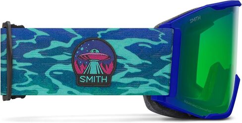 نظارات SMITH Squad MAG مع عدسة ChromaPop - نظارات أداء للرياضات الثلجية مع تقنية تغيير العدسة السهلة للتزلج والتزلج على الجليد - للرجال والنساء - بخار أبيض + عدسة سوداء للشمس in Saudi Arabia