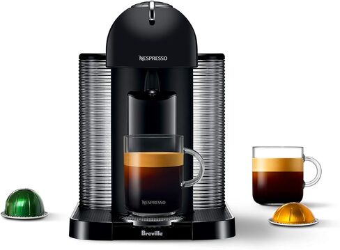 Nespresso Vertuo Coffee and Espresso Machine by Breville, 5 Cups, Black in Kuwait