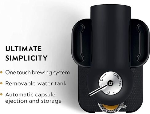 Nespresso Vertuo Coffee and Espresso Machine by Breville, 5 Cups, Black in Kuwait