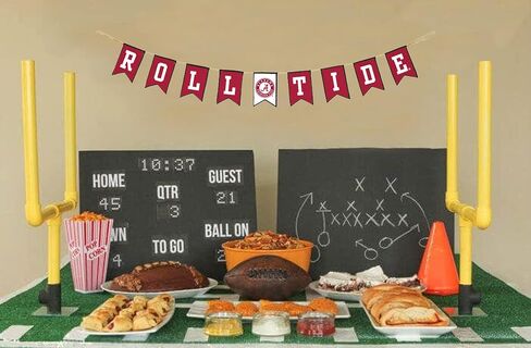 University of Alabama Tailgate Banner by Hanna’s Handiworks – Lightweight Pre-Strung Fabric Decoration - Represent your NCAA College & Show Team Spirit - Fan Décor in Saudi Arabia