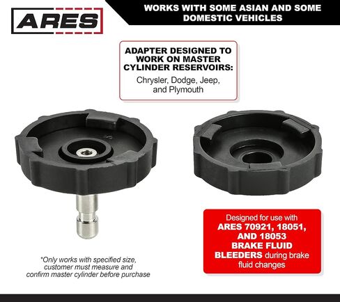 ARES 70921-2 لتر نزيف ضغط سائل الفرامل اليدوي - يجعل تغيير سائل الفرامل سريعًا وسهلاً - تشغيل مضخة يدوية سهلة لشخص واحد in Saudi Arabia