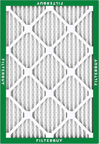 Filterbuy 13x21.5x1 Air Filter MERV 8 Dust Defense (12-Pack), Pleated HVAC AC Furnace Air Filters Replacement (Actual Size: 12.88 x 21.50 x 0.75 Inches) in Saudi Arabia