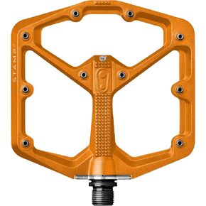 Crankbrothers Stamp 7 دواسات دراجة جبلية صغيرة - إصدار فضي - منصة مقعرة محسنة MTB Enduro Trail BMX - زوج مسطح من دواسات الدراجة الجبلية (تتضمن دبابيس قابلة للتعديل)