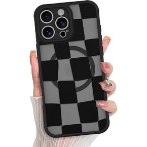 KANGHAR Compatible with iPhone 18 Pro Case Spot Polka Dot -Black in Saudi Arabia
