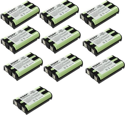 HQRP 2-Pack Telephone Battery Compatible with Panasonic HHR-P104 HHR-P104A KX-TG5230 KX-TG5240 KX-TG5243 KX-TG5428 KX-TG5480 KX-TG5561 Cordless Phone System in Saudi Arabia