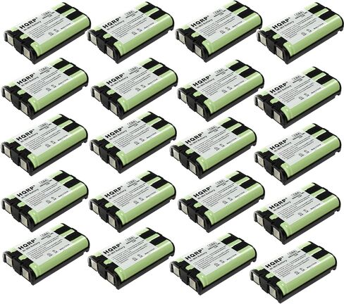 HQRP 2-Pack Telephone Battery Compatible with Panasonic HHR-P104 HHR-P104A KX-TG5230 KX-TG5240 KX-TG5243 KX-TG5428 KX-TG5480 KX-TG5561 Cordless Phone System in Saudi Arabia