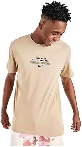 Nike Men's Sportswear Club T-Shirt (as1, Alpha, l, Regular, Regular, Earth) in Saudi Arabia