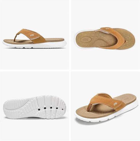 STQ Orthopedic Flip Flops for Women | Memory Foam Flip-flops for Plantar Fasciitis witn Arch Support Pain Relief in Kuwait