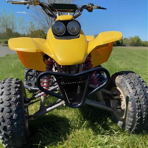 ECOTRIC Front Bumper Brush Guard Compatible with 1999-2014 Honda TRX 450R/ TRX450R ER/TRX 400EX/ TRX 400X Aluminum in Saudi Arabia