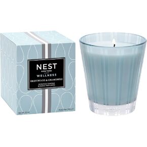 NEST New York Scented Classic Candle, Sunlit Yuzu & Neroli - 8.1 oz - Up to 60-Hour Burn Time - Reusable Glass Vessel