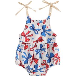JLKGICF Infant Newborn Baby Girl Floral Romper Kids Spaghetti Strap One Piece Jumpsuit Shorts Toddler Summer Overall Clothes