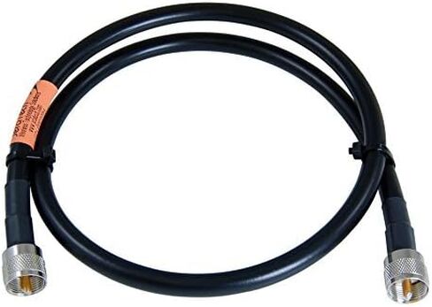 RG-213/U MILSPEC - بطول 30 قدمًا - ذكر UHF - PL-259 - لحم الخنزير وCB in Saudi Arabia