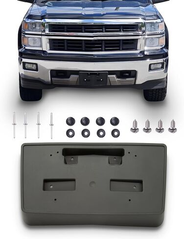 License Plate Brackets Front Fit Chevy Chevrolet Silverado 1500 2019 2020 2021 2022,84428905 in Saudi Arabia