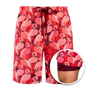 Capelle Miami The Pink Flamingos - Long-Length Hybrid Short