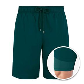 Capelle Miami Night Green - Long-Length Hybrid Short