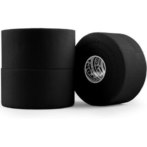 Hampton Adams | As Seen on Shark Tank | 3-Pack Black Athletic Sports Tape – Very Strong Easy Tear NO Sticky Residue Best Tape for Athlete & Medical Trainers