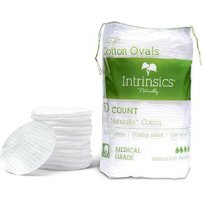 Intrinsics 407406 Large Oval Cotton Pads 3" - 50 Count