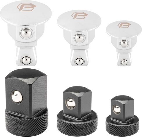 Powerbuilt 640858 3 Piece Universal Joint Set, Silver, 1/4", 3/8" & 1/2" drive in Saudi Arabia