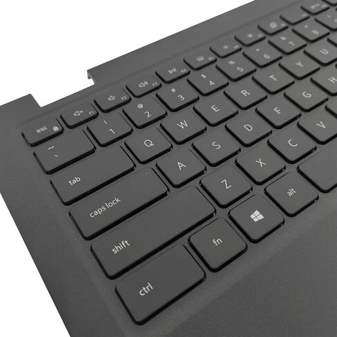 حافظة علوية بديلة لجهاز الكمبيوتر المحمول DELL Latitude 3420 E3420 Series بتصميم أمريكي غير بإضاءة خلفية مجموعة لوحة مفاتيح 4PX9K 04PX9K أسود in Kuwait