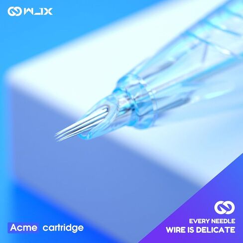 WJX Tattoo Cartridges 20Pcs Disposable Needles Bugpin Round Liner 1001RL in Kuwait