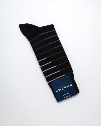 Cole Haan Men's Dress Socks – Lightweight Crew Socks (1 Pair), Size 7-12, Blue in Saudi Arabia